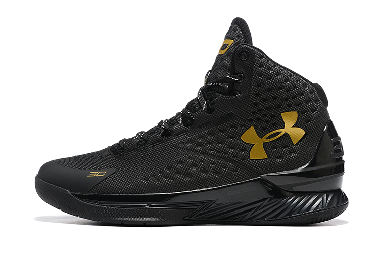 Under Armour Curry One Black Gold Banner